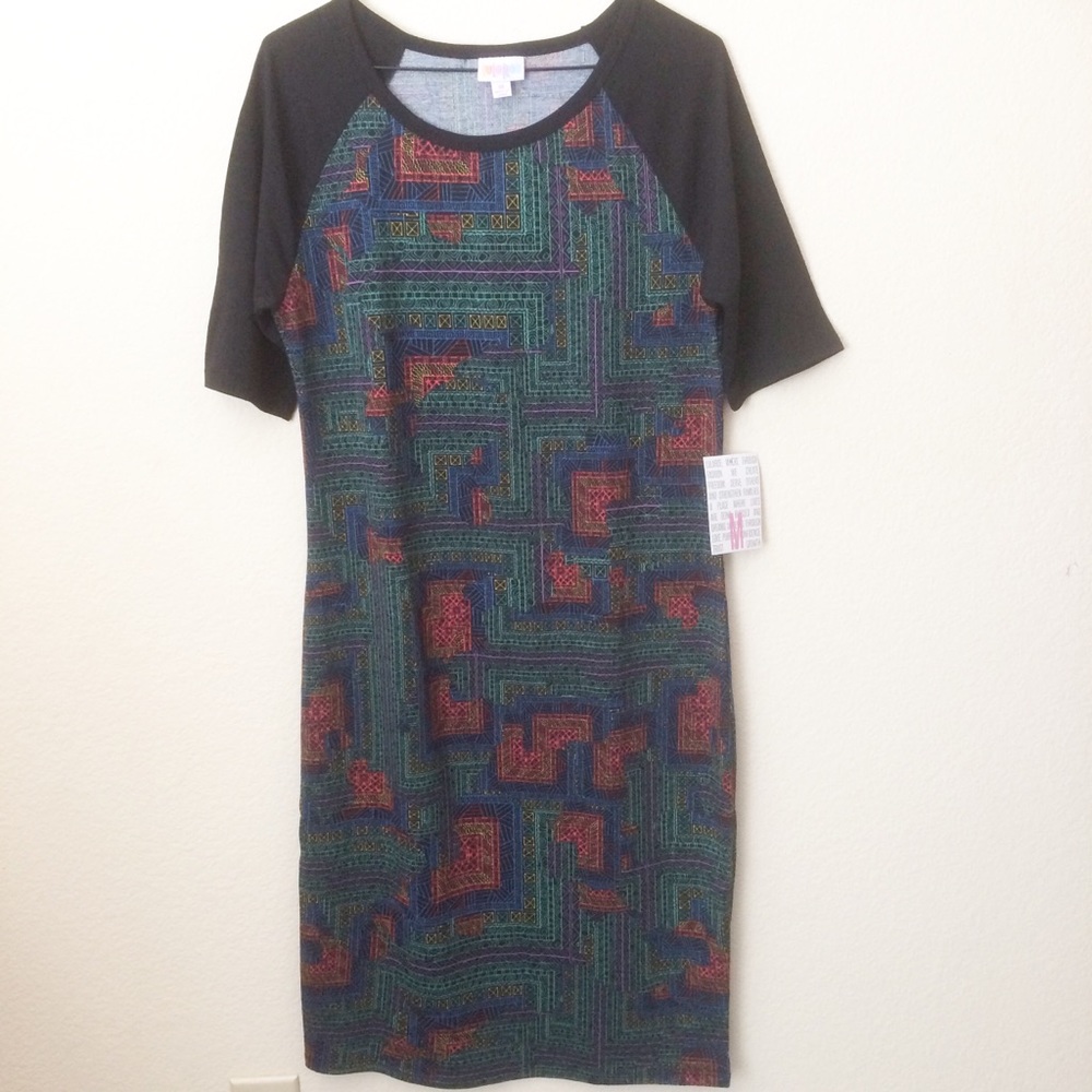 LuLaRoe Julia Geometric Print Dress